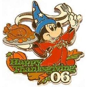 FANTASIA Disney Pin 51230‎ WDI Thanksgiving 2006 Sorcerer's Apprentice Mickey LE